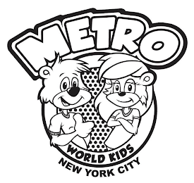 METRO WORLD KIDS NEW YORK CITY logo