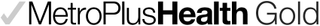 METROPLUSHEALTH GOLD logo