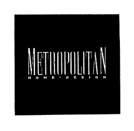 METROPOLITAN HOME DESIGN logo