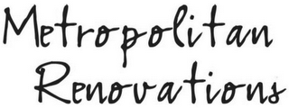 METROPOLITAN RENOVATION logo