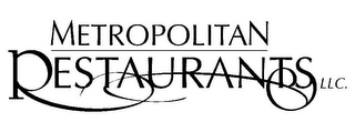 METROPOLITAN RESTAURANTS LLC. logo