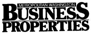 METROPOLITAN WASHINGTON BUSINESSPROPERTIES logo