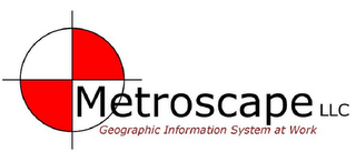 METROSCAPE LLC GEOGRAPHIC INFORMATION SYSTEM AT WORK logo