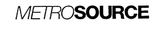 METROSOURCE logo