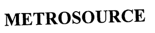 METROSOURCE logo