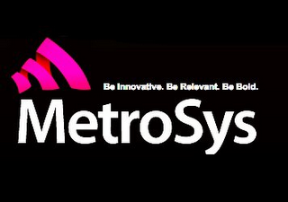 METROSYS BE INNOVATIVE. BE RELEVANT. BE BOLD. logo