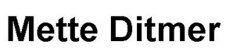 METTE DITMER logo