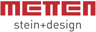 METTEN STEIN + DESIGN logo