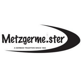 METZGERMEISTER A GERMAN TRADITION SINCE 1904 logo