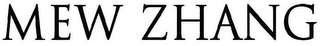 MEW ZHANG logo