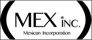 MEX INC. MEXICAN INCORPORATION logo