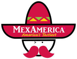 MEXAMERICA  AMERICA'S TASTIEST logo