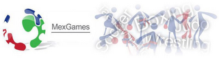 MEXGAMES SOCCER TAE-KWON-DO BOXING JUDOAND WRESTLING logo