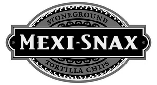 MEXI - SNAX STONEGROUND TORTILLA CHIPS logo