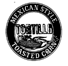 MEXICAN STYLE TORTILLA CHIPS TOASTED CORN logo