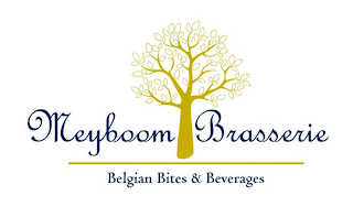 MEYBOOM BRASSERIE BELGIAN BITES & BEVERAGES logo
