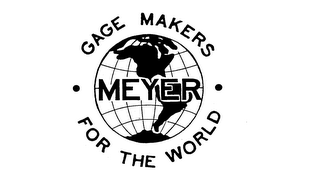 MEYER GAGE MAKERS FOR THE WORLD logo