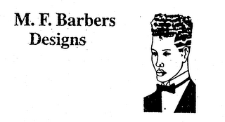 M.F. BARBERS DESIGNS logo