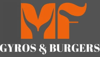 MF GYROS & BURGERS logo