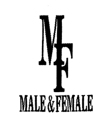 MF MALE & FEMALE logo