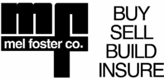 MF MEL FOSTER CO. BUY SELL BUILD INSURE logo