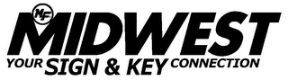 MF MIDWEST YOUR SIGN & KEY CONNECTION logo