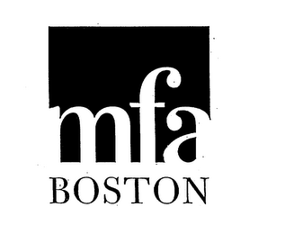 MFA BOSTON logo