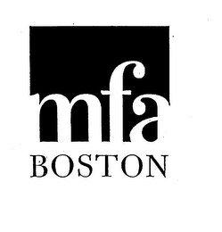 MFA BOSTON logo