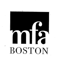 MFA BOSTON logo