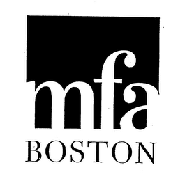 MFA BOSTON logo