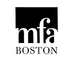 MFA BOSTON logo