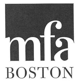 MFA BOSTON logo
