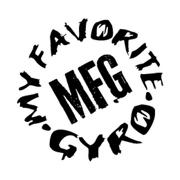 MFG MY FAVORITE GYRO logo