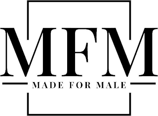 MFM MADE FOR MALE logo
