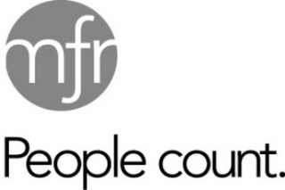 MFR PEOPLE COUNT. logo