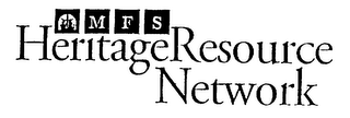 MFS HERITAGE RESOURCE NETWORK logo