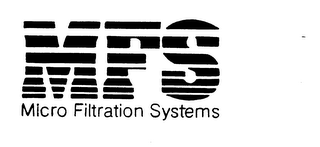 MFS MICRO FILTRATION SYSTEMS logo