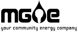 MG E YOUR COMMUNITY ENERGY COMPANY logo