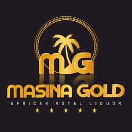 MG MASINA GOLD AFRICAN ROYAL LIQUOR logo