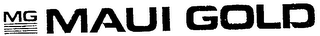 MG MAUI GOLD logo