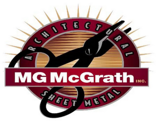 MG MCGRATH INC. ARCHITECTURAL SHEET METAL logo