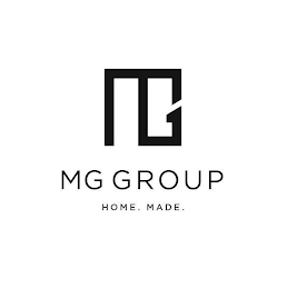 MG MG GROUP HOME. MADE. logo