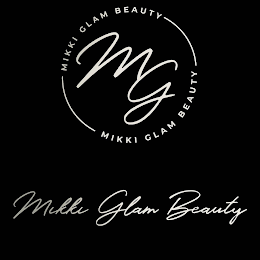 MG MIKKI GLAM BEAUTY MIKKI GLAM BEAUTY MIKKI GLAM BEAUTY logo
