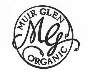 MG MUIR GLEN ORGANIC logo