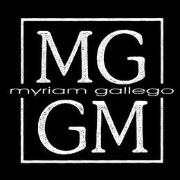 MG MYRIAM GALLEGO GM logo
