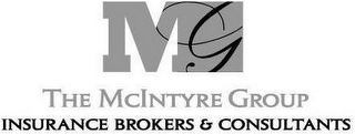 MG THE MCINTYRE GROUP INSURANCE BROKERS & CONSULTANTS logo