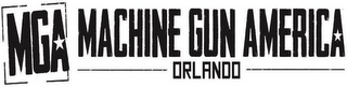 MGA MACHINE GUN AMERICA ORLANDO logo