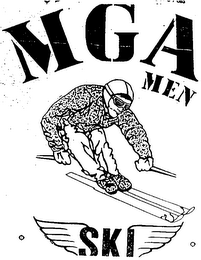 MGA MEN SKI logo