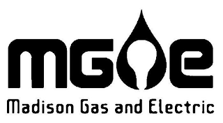 MGE MADISON GAS AND ELECTRIC logo