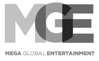 MGE MEGA GLOBAL ENTERTAINMENT logo